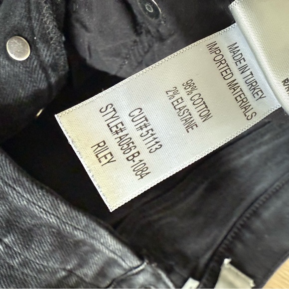 Agolde Riley Black Jeans - Picture 3 of 4